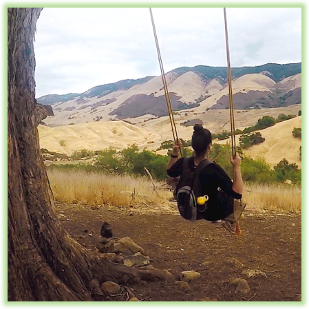 Reservoir Canyon Trail Swing Set - California - Epic Trip Adventures