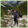 The top of Ribbon Falls - Kananaskis - Epic Trip Adventures